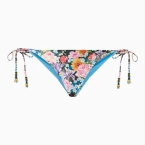 New! Agua Bendita Reversible Tammy Floral-print Bikini Briefs bottom 3743